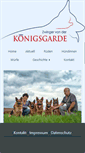 Mobile Screenshot of koenigsgarde.com