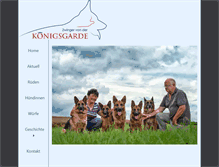Tablet Screenshot of koenigsgarde.com